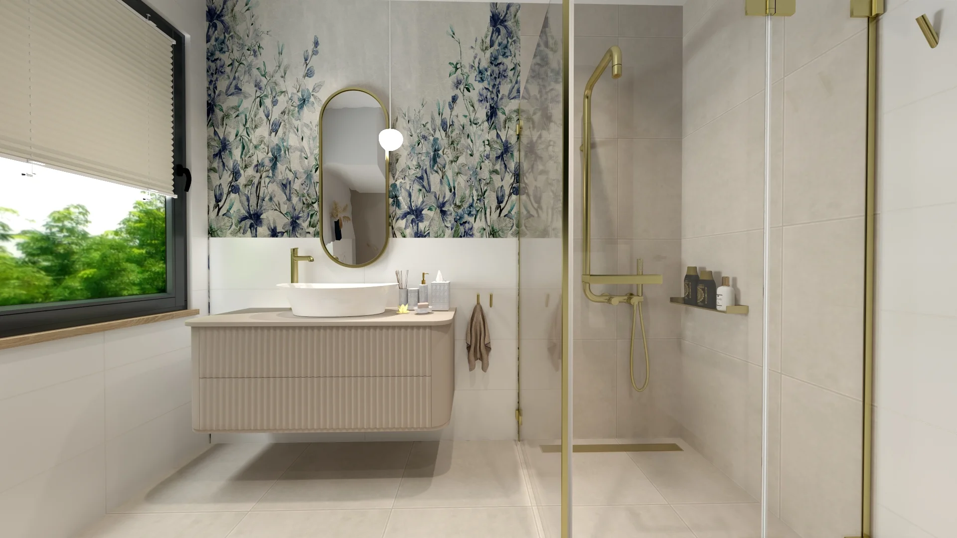 Floral Glam — Irysy i Złoto