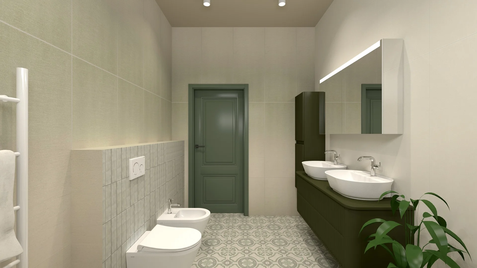 Forest Green — Zieleń i Encaustyk