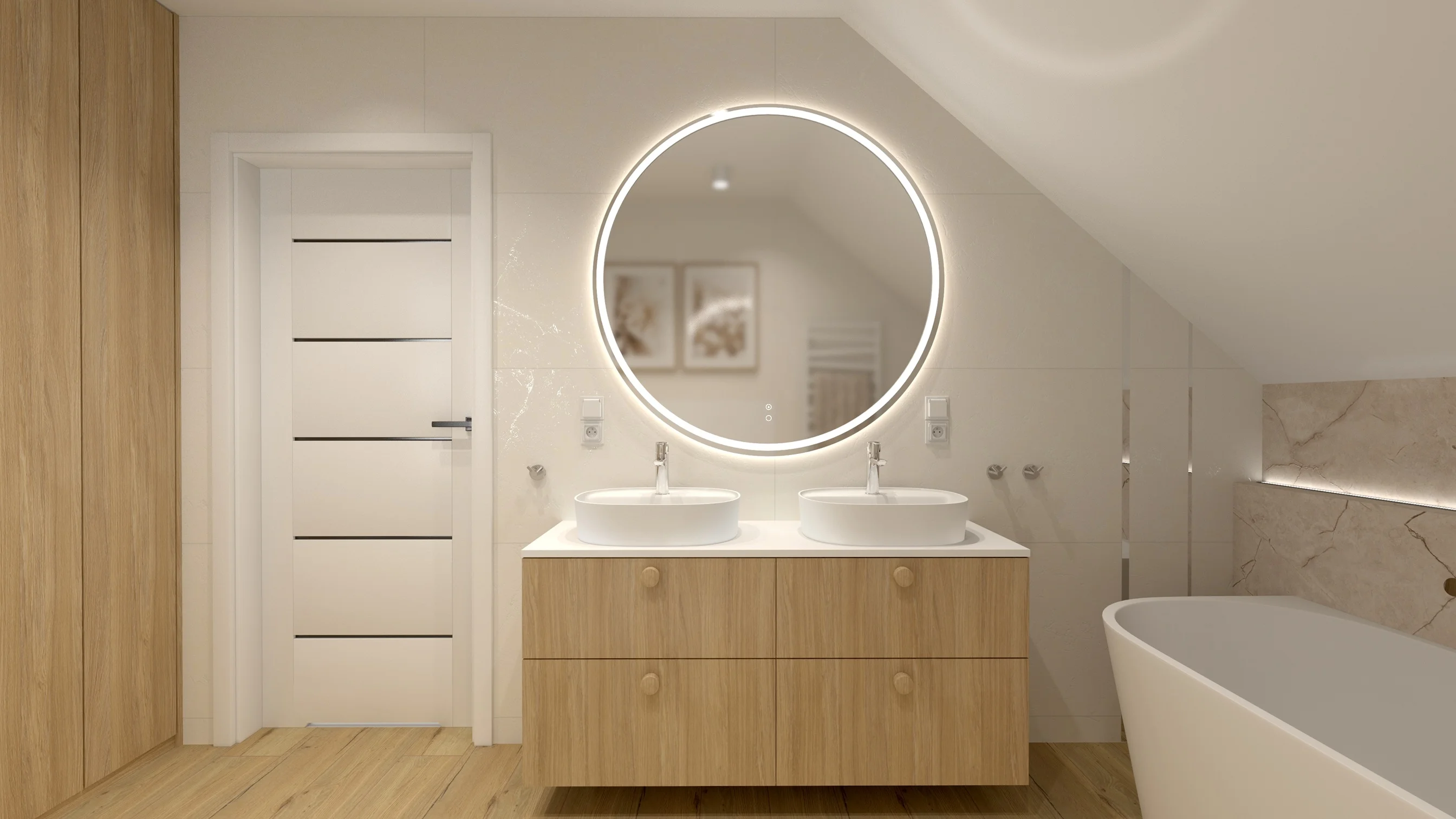 Double Oak — Dwie Umywalki i Marmur