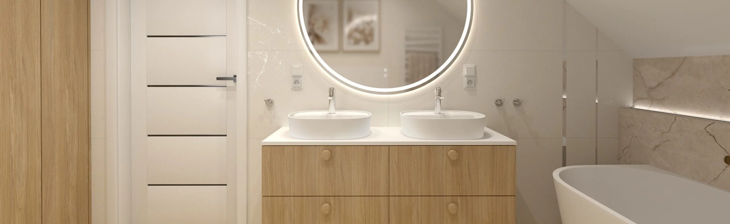 Wnętrze salonu Łazienki Giżycko